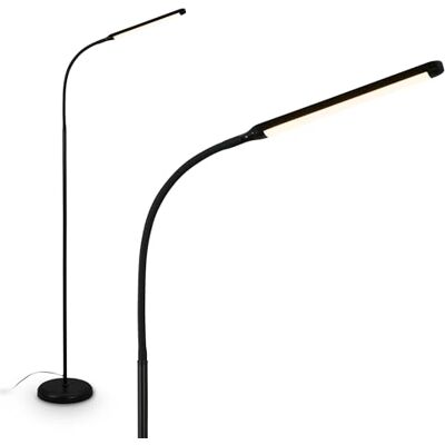 BRILONER Lampa podłogowa LED dotykowa, ściemniana, funkcja pamięci, lampka do czytania, salonu, dekoracja sypialni, uplighter, podłogowa, 21 x 170 cm, czarny BRILONER Lampa podłogowa LED dotykowa, ściemniana, funkcja pamięci, lampka do czytania, salonu, dekoracja sypialni, uplighter, podłogowa, 21 x 170 cm, czarny