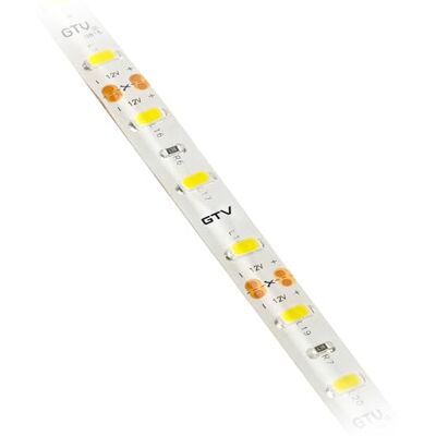 GTV Taśma LED Flash 5630 5 m IP65 wodoszczelna 300 diod LED neutralna biel 4000 K 1700 lm/m 16 W/m 12 V DC 10 mm szerokość ściemniana cięcie co 5 cm wewnątrz i na zewnątrz taśma montażowa GTV Taśma LED Flash 5630 5 m IP65 wodoszczelna 300 diod LED neutralna biel 4000 K 1700 lm/m 16 W/m 12 V DC 10 mm szerokość ściemniana cięcie co 5 cm wewnątrz i na zewnątrz taśma montażowa