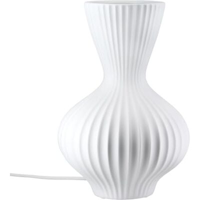 GILDE Lampa stołowa Greta – porcelana — matowa biel — wysokość 30 cm x Ø 20 cm — lampa punktowa GILDE Lampa stołowa Greta – porcelana — matowa biel — wysokość 30 cm x Ø 20 cm — lampa punktowa