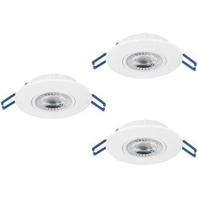EGLO Zujar LED wbudowane światło - Moc LED 3x3.4W, 3000K, Obudowa z plastiku EGLO Zujar LED wbudowane światło - Moc LED 3x3.4W, 3000K, Obudowa z plastiku
