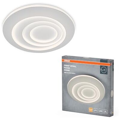 OSRAM ORBIS SPIRAL ROUND CL lampa sufitowa LED, biała, 38W, 4000lm, średnica 505mm, bardzo równomierny rozsył światła, światło pośrednie, zintegrowany moduł LED, długa żywotność, 3000K OSRAM ORBIS SPIRAL ROUND CL lampa sufitowa LED, biała, 38W, 4000lm, średnica 505mm, bardzo równomierny rozsył światła, światło pośrednie, zintegrowany moduł LED, długa żywotność, 3000K