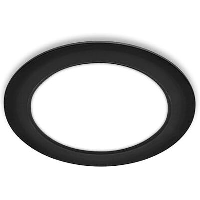 BRILONER 1x reflektor LED do wbudowania 230V płaski, światło białe neutralne, 12W 1200lm, spot, reflektory sufitowe, reflektory LED, oprawy do wbudowania, reflektory sufitowe, 17x3 cm, czarny BRILONER 1x reflektor LED do wbudowania 230V płaski, światło białe neutralne, 12W 1200lm, spot, reflektory sufitowe, reflektory LED, oprawy do wbudowania, reflektory sufitowe, 17x3 cm, czarny