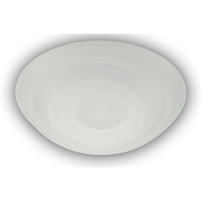 Niermann Standby 17125 A++, lampa LED z prawdziwego szkła, model alabaster, 25 x 25 x 11 cm Niermann Standby 17125 A++, lampa LED z prawdziwego szkła, model alabaster, 25 x 25 x 11 cm
