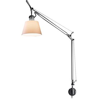 Artemide Tolomeo Lampa Ścienna do Czytania, Srebrny/Beżowy, 111 x 75 cm Artemide Tolomeo Lampa Ścienna do Czytania, Srebrny/Beżowy, 111 x 75 cm