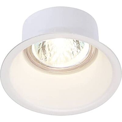 SLV HORN GU10 downlight, okrągły, biały, maks. 50 W, stal SLV HORN GU10 downlight, okrągły, biały, maks. 50 W, stal