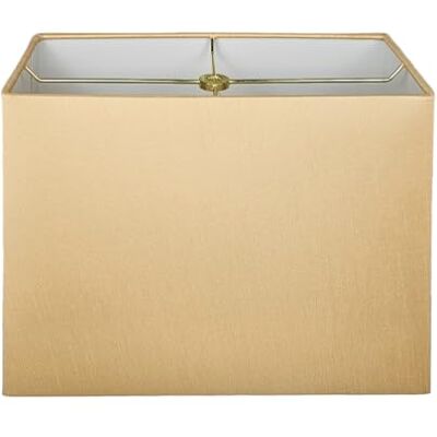 Royal Designs, Inc. Royal Designs prostokątny klosz lampy z twardym tyłem, antyczne złoto, 13 cm x 25 cm x 20,5 cm Royal Designs, Inc. Royal Designs prostokątny klosz lampy z twardym tyłem, antyczne złoto, 13 cm x 25 cm x 20,5 cm