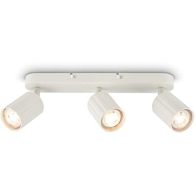 BRILONER Lampa sufitowa z falami, obrotowa, GU10, maks. 9 W, lampa sufitowa, salonu, sypialni, kuchenna, reflektor sufitowy, oświetlenie, 32,5 cm, biały BRILONER Lampa sufitowa z falami, obrotowa, GU10, maks. 9 W, lampa sufitowa, salonu, sypialni, kuchenna, reflektor sufitowy, oświetlenie, 32,5 cm, biały