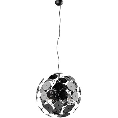 Trio Leuchten Lampa wisząca DISCALGO, matowy metal, szkło chromowane natryskowo, z wyjątkiem 6x E14 Trio Leuchten Lampa wisząca DISCALGO, matowy metal, szkło chromowane natryskowo, z wyjątkiem 6x E14