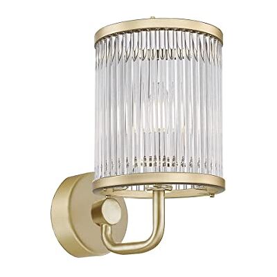 Zumaline SERGIO Lampa ścienna, matowa złota, 1x E14 Zumaline SERGIO Lampa ścienna, matowa złota, 1x E14
