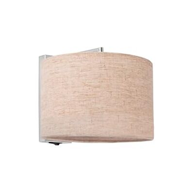 FARO BARCELONA Lampa ścienna, chromowany len FARO BARCELONA Lampa ścienna, chromowany len