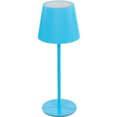 Idena Lampa stołowa LED Touch, niebieska, 24,5 x 9 cm lampka nocna z akumulatorem i regulacją jasności, w zestawie kabel USB-C, lampa stołowa z 3 trybami pracy, 50162 Idena Lampa stołowa LED Touch, niebieska, 24,5 x 9 cm lampka nocna z akumulatorem i regulacją jasności, w zestawie kabel USB-C, lampa stołowa z 3 trybami pracy, 50162