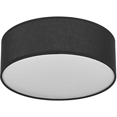 OSRAM Lampa sufitowa ORBIS PARIS 300mm, czarna, trzonek E27, możliwość wyposażenia w inteligentną lampę, wysokiej jakości, nowoczesny design, z tekstylnym kloszem, odpowiednia do wnętrz, okrągła, OSRAM Lampa sufitowa ORBIS PARIS 300mm, czarna, trzonek E27, możliwość wyposażenia w inteligentną lampę, wysokiej jakości, nowoczesny design, z tekstylnym kloszem, odpowiednia do wnętrz, okrągła,
