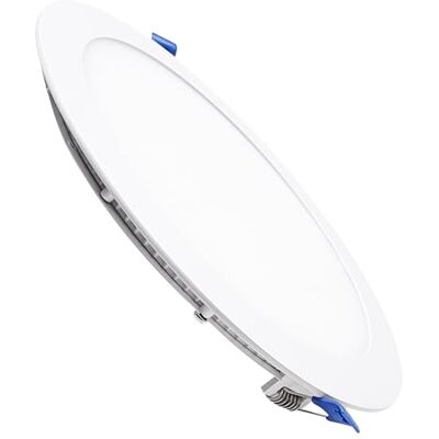 LED ATOMANT Płaski okrągły panel LED Downlight. 225 mm, 20 W. Zimna biel (6500 K). Sterownik 1800 lumenów w zestawie. LED ATOMANT Płaski okrągły panel LED Downlight. 225 mm, 20 W. Zimna biel (6500 K). Sterownik 1800 lumenów w zestawie.