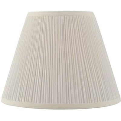 Creative 33055, Hardback Empire Transitional Spider Lamp Shade, Mushroom Pleated Off-White, 7" Top x 13" Bottom x 10" Slant Creative 33055, Hardback Empire Transitional Spider Lamp Shade, Mushroom Pleated Off-White, 7" Top x 13" Bottom x 10" Slant