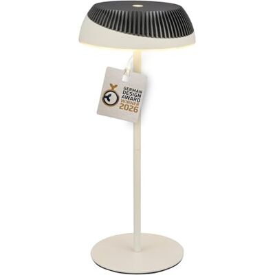 BRILONER Alusta Ładowalna lampa stołowa bezprzewodowa, dotykowy ściemniacz z płynną regulacją, ip44, kabel usb-c, LED model przenośny, German Design Award 2026, 14x32 cm, antracyt i ciepły szary BRILONER Alusta Ładowalna lampa stołowa bezprzewodowa, dotykowy ściemniacz z płynną regulacją, ip44, kabel usb-c, LED model przenośny, German Design Award 2026, 14x32 cm, antracyt i ciepły szary