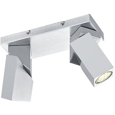 Trio Leuchten lampa sufitowa, metal GU10, matowy nikiel Trio Leuchten lampa sufitowa, metal GU10, matowy nikiel