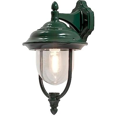 Konstsmide Parma 7222-600 lampa ścienna/szer.: 24 cm głęb.: 29 cm wys.: 46 cm / 1 x 75 W / IP43 / lakierowane aluminium/zielony Konstsmide Parma 7222-600 lampa ścienna/szer.: 24 cm głęb.: 29 cm wys.: 46 cm / 1 x 75 W / IP43 / lakierowane aluminium/zielony