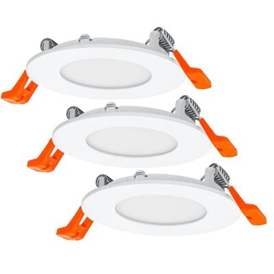 OSRAM Zestaw opraw wpuszczanych ze zintegrowanym sterownikiem, wąski 3x85mm 3000K w kolorze białym wykonany z tworzywa sztucznego, stopień ochrony IP20 do różnych zastosowań wewnętrznych, w tym OSRAM Zestaw opraw wpuszczanych ze zintegrowanym sterownikiem, wąski 3x85mm 3000K w kolorze białym wykonany z tworzywa sztucznego, stopień ochrony IP20 do różnych zastosowań wewnętrznych, w tym