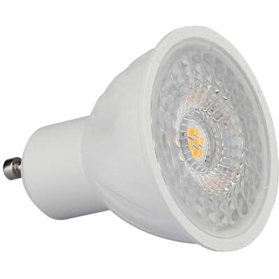 WatioWave 6W GU10 RIPPLE PLASTIC CHIP 3000K 110'D DIMMABLE WatioWave 6W GU10 RIPPLE PLASTIC CHIP 3000K 110'D DIMMABLE