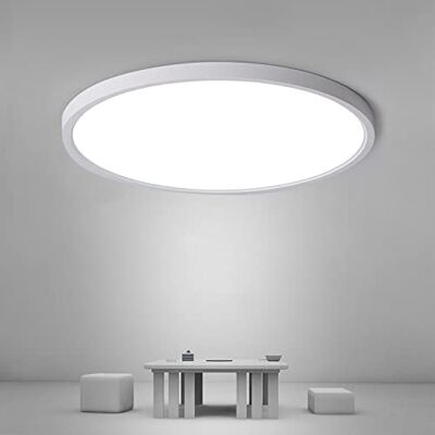Osairous Comely Plafon LED Średnica 30cm, 24W 2160LM Lampa Sufitowa, IP44 Plafon Łazienkowy LED, 6500K Zimna Biel Oprawa Do Sypialni, Łazienki, Kuchni, Korytarza, Balkonu Osairous Comely Plafon LED Średnica 30cm, 24W 2160LM Lampa Sufitowa, IP44 Plafon Łazienkowy LED, 6500K Zimna Biel Oprawa Do Sypialni, Łazienki, Kuchni, Korytarza, Balkonu