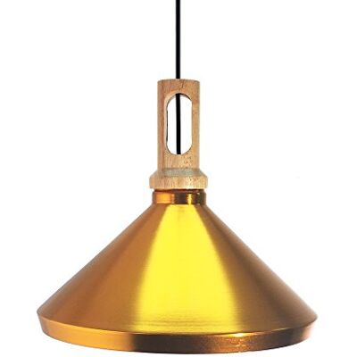 INESLAM msl42039 lampa wisząca E27, złota INESLAM msl42039 lampa wisząca E27, złota