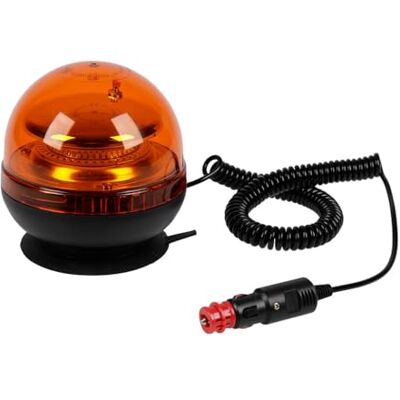 OROK Spotlight Gyroflash, pomarańczowa latarnia morska dwunapięciowy magnetyczny reflektor LED 12/24 V Przyłącze za pomocą gniazda zapalniczki samochodowej, odporny na wstrząsy kaboszon z poliwęglanu OROK Spotlight Gyroflash, pomarańczowa latarnia morska dwunapięciowy magnetyczny reflektor LED 12/24 V Przyłącze za pomocą gniazda zapalniczki samochodowej, odporny na wstrząsy kaboszon z poliwęglanu