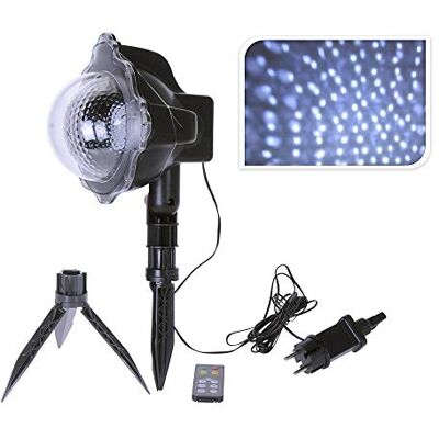 Zarivy Projektor LED Snow 17x17x39 cm: Zamień każde miejsce w uroczą zimową scenerię. Idealny na imprezy, spektakularny efekt śniegu tworzy magiczną i świąteczną atmosferę. Zarivy Projektor LED Snow 17x17x39 cm: Zamień każde miejsce w uroczą zimową scenerię. Idealny na imprezy, spektakularny efekt śniegu tworzy magiczną i świąteczną atmosferę.