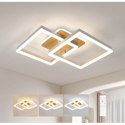 Comely Plafon LED 40W 4500LM, Biały Kwadratowy Oprawa Regulowana Z Pilotem 3000K-6500K, Nowoczesna Lampa LED Do Sypialni Kuchni Salonu Korytarza Comely Plafon LED 40W 4500LM, Biały Kwadratowy Oprawa Regulowana Z Pilotem 3000K-6500K, Nowoczesna Lampa LED Do Sypialni Kuchni Salonu Korytarza