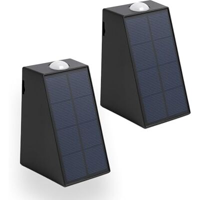 Lumisky 2 x BRIO H11,5 cm ciepła biel LED solarna lampa ścienna Lumisky 2 x BRIO H11,5 cm ciepła biel LED solarna lampa ścienna