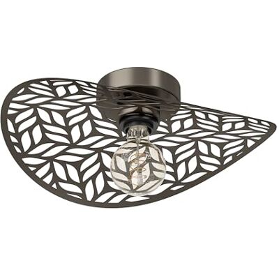 EGLO lampa sufitowa Swaby, światło podsufitowa z dekoracyjnym kloszem światło podsufitowa do salonu sypialni stal w kolorze brązu oprawa E27 EGLO lampa sufitowa Swaby, światło podsufitowa z dekoracyjnym kloszem światło podsufitowa do salonu sypialni stal w kolorze brązu oprawa E27