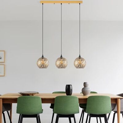 Opviq Elegancki złoty żyrandol, regulowana wysokość 37-117 cm, metalowy korpus, 100 x 25 cm 3 x gniazdo E27, idealne do nowoczesnych przestrzeni życiowych, stylowe rozwiązanie oświetleniowe Opviq Elegancki złoty żyrandol, regulowana wysokość 37-117 cm, metalowy korpus, 100 x 25 cm 3 x gniazdo E27, idealne do nowoczesnych przestrzeni życiowych, stylowe rozwiązanie oświetleniowe