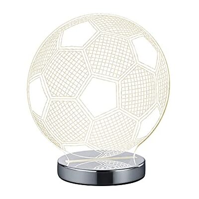RL LIVE YOUR LIGHT Reality Leuchten R52471106 Ball A, lampa stołowa LED z motywem, akryl, 7 W, zintegrowana, chrom, 12 x 20 x 22 cm RL LIVE YOUR LIGHT Reality Leuchten R52471106 Ball A, lampa stołowa LED z motywem, akryl, 7 W, zintegrowana, chrom, 12 x 20 x 22 cm