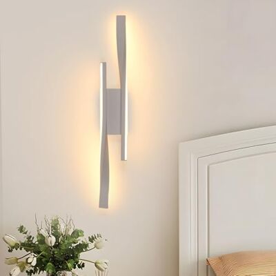 Comely Kinkiet Wewnętrzny, Nowoczesna Lampa Ścienna LED 16W 1800LM, Akrylowe Oświetlenie Oprawa Ścienna Do Sypialni, Salonu, Jadalni, Korytarza, Schodów, 3000K Ciepłe Światło Comely Kinkiet Wewnętrzny, Nowoczesna Lampa Ścienna LED 16W 1800LM, Akrylowe Oświetlenie Oprawa Ścienna Do Sypialni, Salonu, Jadalni, Korytarza, Schodów, 3000K Ciepłe Światło