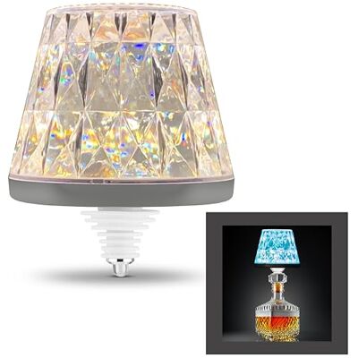 REV LAMPRUSCO CRISTAL akumulatorowa lampa stołowa RGB, bezprzewodowa, 130 lm, 1,6 W, 2500 mAh, ściemniana w różnych kolorach, dotykowa lampa stołowa do użytku wewnątrz i na zewnątrz, IP54 REV LAMPRUSCO CRISTAL akumulatorowa lampa stołowa RGB, bezprzewodowa, 130 lm, 1,6 W, 2500 mAh, ściemniana w różnych kolorach, dotykowa lampa stołowa do użytku wewnątrz i na zewnątrz, IP54