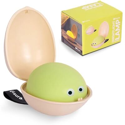 FISURA – Lampka nocna dla dzieci "Pistacja”. Oryginalna lampka nocna z timerem i dotykowym sterowaniem światłem. 2 tryby świecenia. Lampka nocna dla niemowląt. Prezent dla maluchów. FISURA – Lampka nocna dla dzieci "Pistacja”. Oryginalna lampka nocna z timerem i dotykowym sterowaniem światłem. 2 tryby świecenia. Lampka nocna dla niemowląt. Prezent dla maluchów.