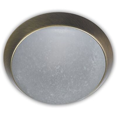 Niermann Standby 25112 A++, lampa sufitowa – pierścień dekoracyjny starego mosiądzu, LED, pergament, 35 x 35 x 12 cm Niermann Standby 25112 A++, lampa sufitowa – pierścień dekoracyjny starego mosiądzu, LED, pergament, 35 x 35 x 12 cm