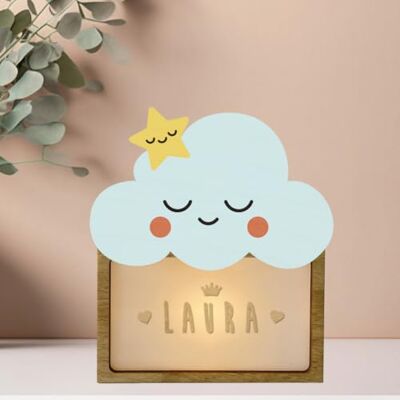 WONDEE Spersonalizowana lampa z imieniem lampka nocna dla dzieci w chmurze, prezent dla noworodka, chłopca i dziewczynki, spersonalizowany prezent dla dziecka i dziewczynki, 0 1 2 3 4 lata WONDEE Spersonalizowana lampa z imieniem lampka nocna dla dzieci w chmurze, prezent dla noworodka, chłopca i dziewczynki, spersonalizowany prezent dla dziecka i dziewczynki, 0 1 2 3 4 lata