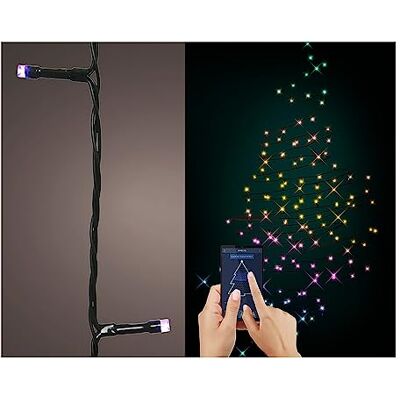 Zarivy 14,9 m wielokolorowa girlanda LED z 100 diodami LED. Idealny do stworzenia świątecznej i żywej atmosfery, idealny na imprezy i dekoracje. Spraw, aby Twoja przestrzeń była jasna! Zarivy 14,9 m wielokolorowa girlanda LED z 100 diodami LED. Idealny do stworzenia świątecznej i żywej atmosfery, idealny na imprezy i dekoracje. Spraw, aby Twoja przestrzeń była jasna!