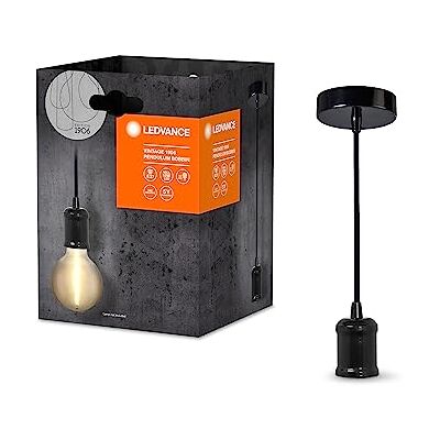LEDVANCE Vintage 1906 Lampa Wisząca Bobbin E27, Czarny LEDVANCE Vintage 1906 Lampa Wisząca Bobbin E27, Czarny