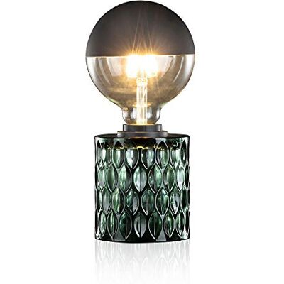 Paulmann Pauleen 48023 Crystal Magic oprawa stołowa, maks. 20 W, lampa stołowa na żarówki E27, lampka nocna, kolor zielony, 230 V, szkło, bez żarówki Paulmann Pauleen 48023 Crystal Magic oprawa stołowa, maks. 20 W, lampa stołowa na żarówki E27, lampka nocna, kolor zielony, 230 V, szkło, bez żarówki