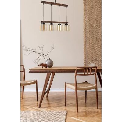 Opviq Benoat Drewniana Lampa wisząca - Lampa wisząca Opviq Benoat Drewniana Lampa wisząca - Lampa wisząca