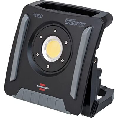Brennenstuhl Professional Multi Battery 18V System Reflektor LED 4000 MA kompatybilny z akumulatorami 18V od 10 różnych producentów (w tym adapter interfejsu, 40W, 4500lm, IP65, bez akumulatora) Brennenstuhl Professional Multi Battery 18V System Reflektor LED 4000 MA kompatybilny z akumulatorami 18V od 10 różnych producentów (w tym adapter interfejsu, 40W, 4500lm, IP65, bez akumulatora)