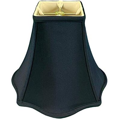 Royal Designs, Inc. BSO-702-10BLK/GL abażur fantazyjny kwadratowy klosz lampy, czarny Royal Designs, Inc. BSO-702-10BLK/GL abażur fantazyjny kwadratowy klosz lampy, czarny