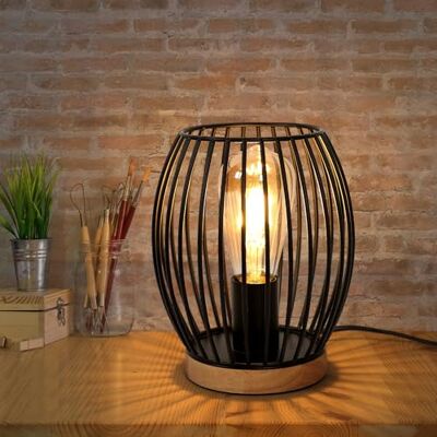 Comely Retro Lampa Biurkowa, Czarna Lampa Nocna Do Żarówki E27, Z Gniazdkiem I Przełącznikiem Do Sypialni Salonu Biura Kawiarni Baru (Bez Żarówki) Comely Retro Lampa Biurkowa, Czarna Lampa Nocna Do Żarówki E27, Z Gniazdkiem I Przełącznikiem Do Sypialni Salonu Biura Kawiarni Baru (Bez Żarówki)
