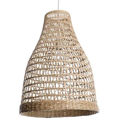 Lussiol Naturalna Lampa Wisząca z Rattanu - Oświetlenie Lussiol Naturalna Lampa Wisząca z Rattanu - Oświetlenie
