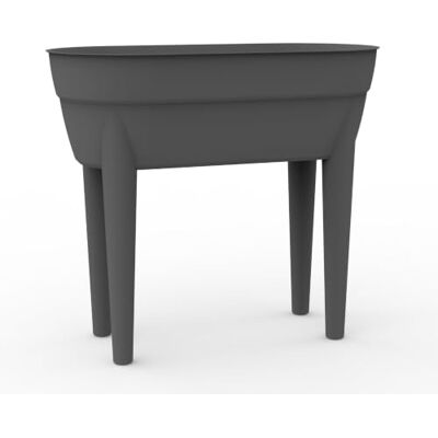 EDA Skrzynka na kwiaty High Osaka 48 L Strefa zatrzymywania wody Stopki z korkiem spustowym Metalowy pręt wzmacniający 77,1 x 37,6 x wys. 68 cm Antracyt szary EDA Skrzynka na kwiaty High Osaka 48 L Strefa zatrzymywania wody Stopki z korkiem spustowym Metalowy pręt wzmacniający 77,1 x 37,6 x wys. 68 cm Antracyt szary