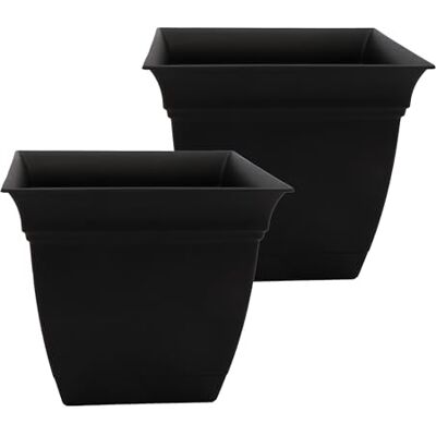 The HC Companies Doniczki, czarne, 30 cm (2 sztuki) The HC Companies Doniczki, czarne, 30 cm (2 sztuki)