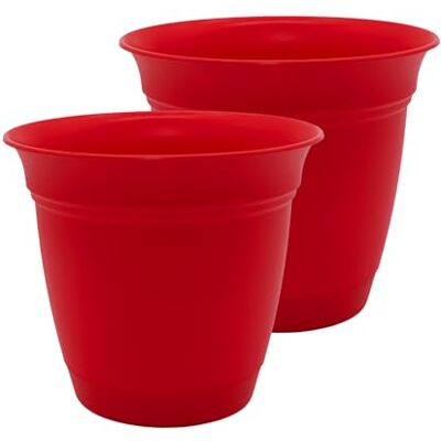 The HC Companies Doniczki, czerwone, 40 cm (2 sztuki) The HC Companies Doniczki, czerwone, 40 cm (2 sztuki)
