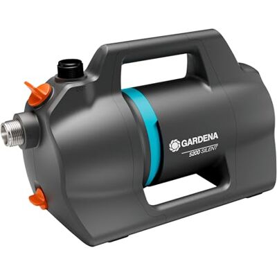 Gardena Pompa Ogrodowa 5200 Silent Pompy o 26% Większy Przepływ Przy Takim Samym Zużyciu Energii, Niski Poziom Hałasu, Wodoszczelna Obudowa Odporna na Promieniowanie UV (9084-20) Gardena Pompa Ogrodowa 5200 Silent Pompy o 26% Większy Przepływ Przy Takim Samym Zużyciu Energii, Niski Poziom Hałasu, Wodoszczelna Obudowa Odporna na Promieniowanie UV (9084-20)