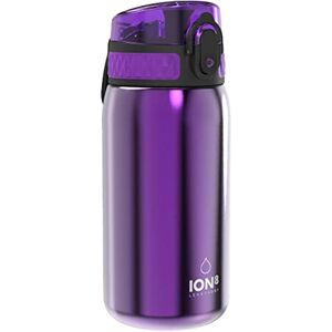 Wodoodporna Butelka Na Wodę dla Dzieci Ion8 - Stal Nierdzewna - 400ml Wodoodporna Butelka Na Wodę dla Dzieci Ion8 - Stal Nierdzewna - 400ml